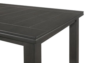 Dalila 5-piece Rectangular Dining Table Set - Dark Grey