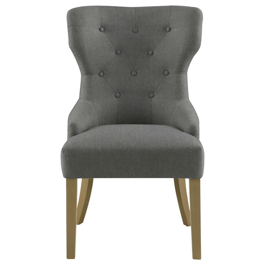 Baney Tufted Upholstered Dining Chair - Grey and Rustic Grey