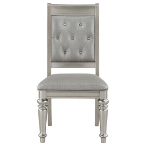 Bling Game Dining Side Chair - Metallic Platinum (Set of 2)