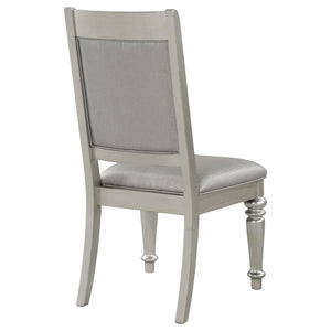 Bling Game Dining Side Chair - Metallic Platinum (Set of 2)