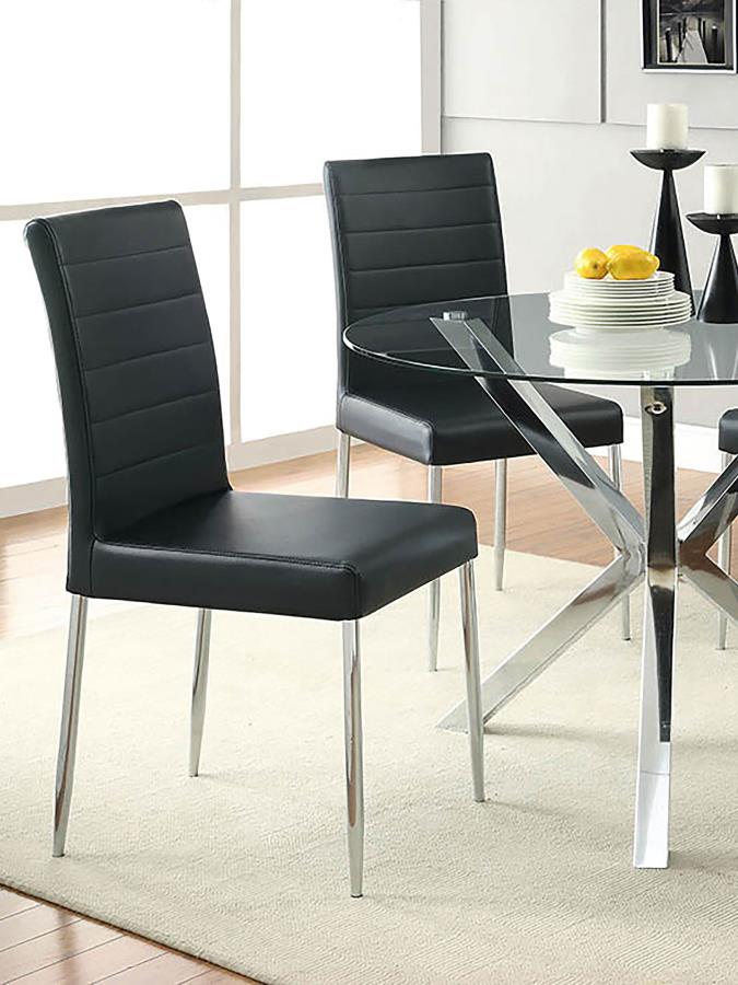 Maston Upholstered Dining Side Chair - Black (Set of 4)