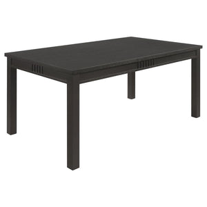 Marbrisa 7-piece Rectangular Dining Table Set - Matte Black