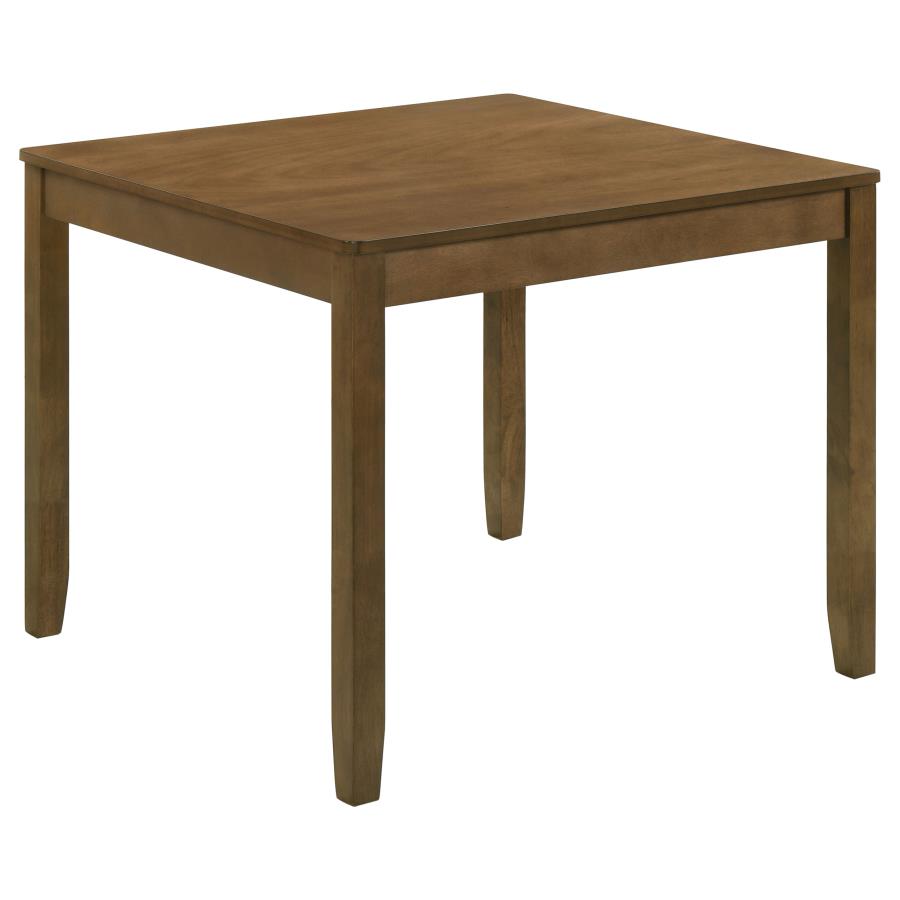 Parkwood 5-piece Square Dining Table Set - Honey Brown