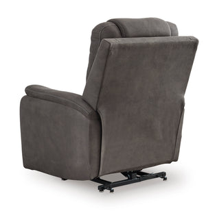 Snowfield Power Lift Recliner - Gunmetal