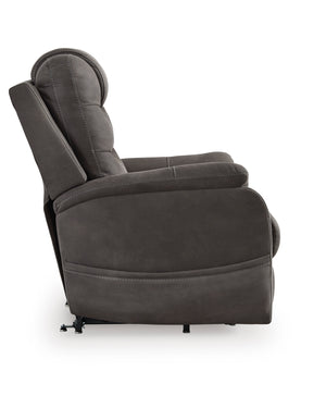 Snowfield Power Lift Recliner - Gunmetal