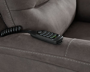 Snowfield Power Lift Recliner - Gunmetal