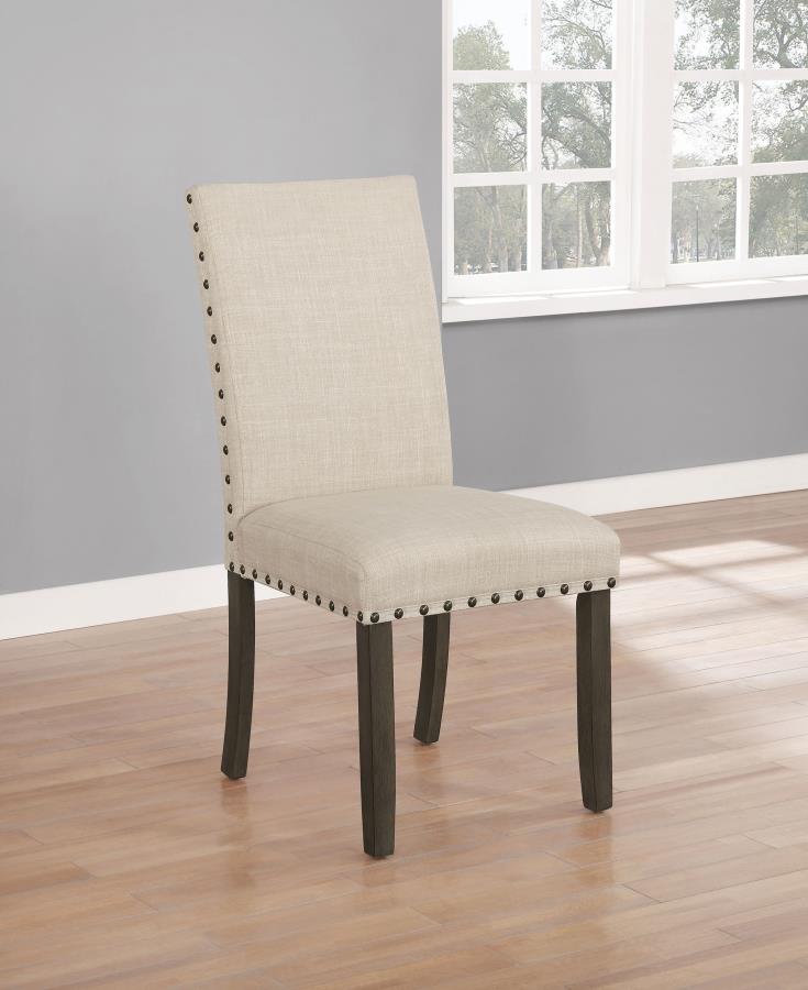 Ralland Upholstered Dining Side Chair - Beige (Set of 2)