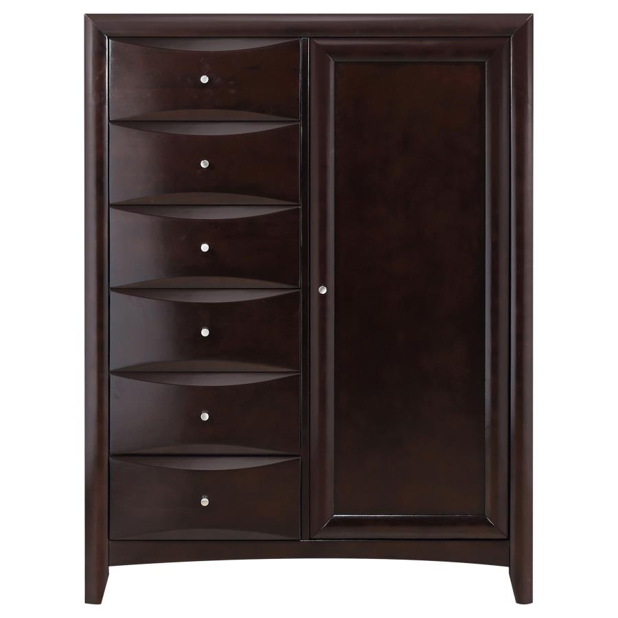 Phoenix 8-drawer Bedroom Chest - Cappuccino