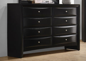 Briana 8-drawer Dresser - Black