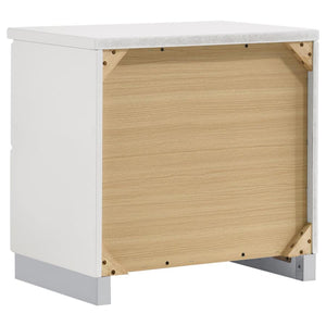 Felicity 2-drawer Nightstand - White High Gloss