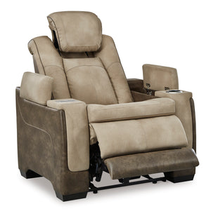 Next-Gen DuraPella PWR Recliner/ADJ Headrest - Sand