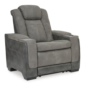 Next-Gen DuraPella PWR Recliner/ADJ Headrest - Slate