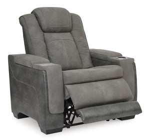 Next-Gen DuraPella PWR Recliner/ADJ Headrest - Slate