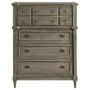 Alderwood 5-drawer Bedroom Chest - French Grey