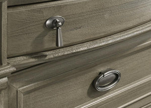 Alderwood 5-drawer Bedroom Chest - French Grey