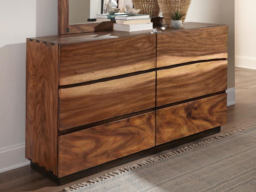 Winslow 6-drawer Dresser - Smokey Walnut