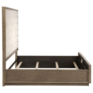 Durango Wood Queen Panel Bed - Washed Oak