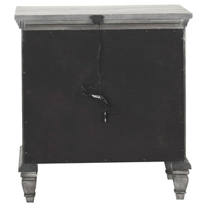 Avenue 3-drawer Nightstand Weathered - Grey