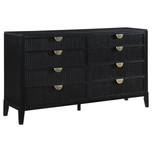 Brookmead 8-drawer Dresser - Black