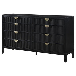 Brookmead 8-drawer Dresser - Black