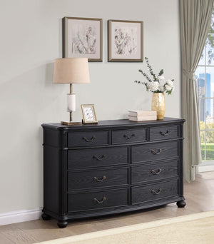 Celina 9-drawer Dresser - Black