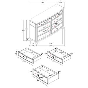 Celina 9-drawer Dresser - Black