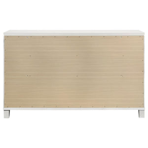 Marmore 9-drawer Dresser Cabinet - White