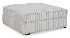 Stupendous Oversized Accent Ottoman - Alloy