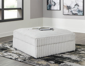 Stupendous Oversized Accent Ottoman - Alloy