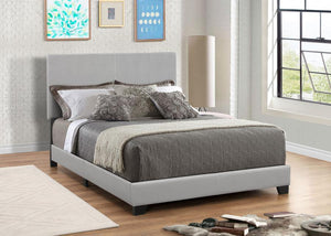 Dorian Upholstered Full Panel Bed - Grey