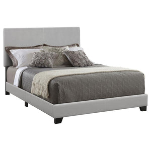 Dorian Upholstered Full Panel Bed - Grey