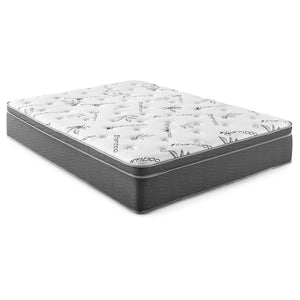 Sommet 13" Queen Bamboo Euro Top Memory Foam Hybrid Mattress