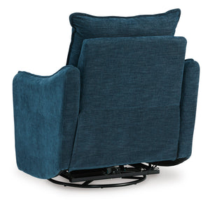 McBurg Swivel Power Recliner - Navy