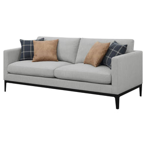 Apperson Upholstered Track Arm Sofa - Light Grey