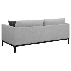 Apperson Upholstered Track Arm Sofa - Light Grey