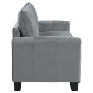 Davis Upholstered Rolled Arm Sofa - Grey