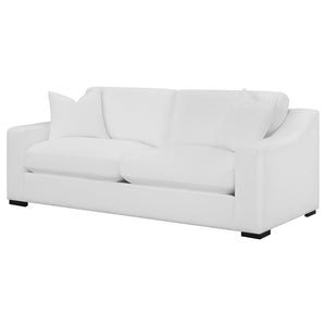 Ashlyn Upholstered Sloped Arm Sofa - White