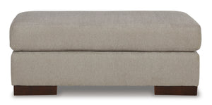 Maggie Ottoman - Flax