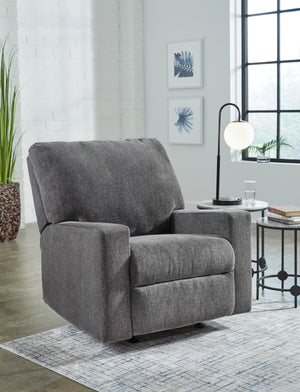 Rannis Rocker Recliner - Pewter