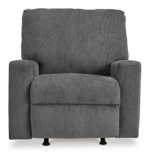 Rannis Rocker Recliner - Pewter