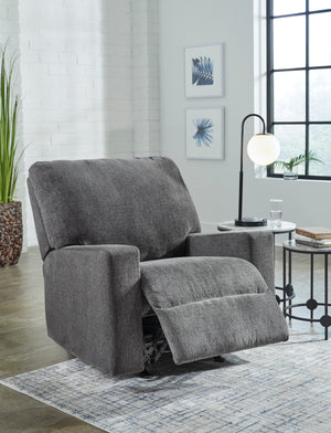 Rannis Rocker Recliner - Pewter