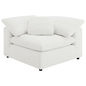 Raleigh 6-piece Boucle Upholstered Modular Sectional - Ivory