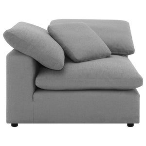 Raleigh 5-piece Boucle Upholstered Modular Sectional - Grey