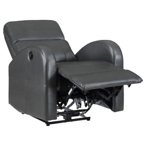 Grant Upholstered Power Recliner Chair - Grey