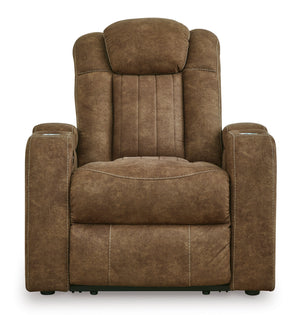 Wolfridge PWR Recliner/ADJ Headrest - Brindle