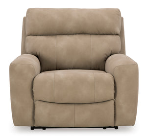 Next-Gen DuraPella PWR Recliner/ADJ Headrest - Sand