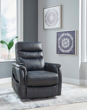 Strawbill Power Lift Recliner - Sapphire