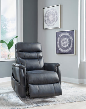 Strawbill Power Lift Recliner - Sapphire