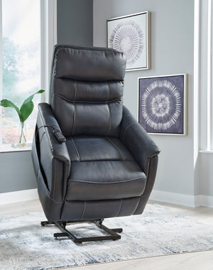 Strawbill Power Lift Recliner - Sapphire