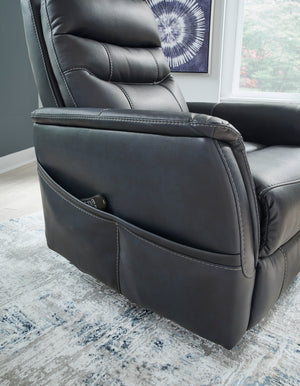 Strawbill Power Lift Recliner - Sapphire